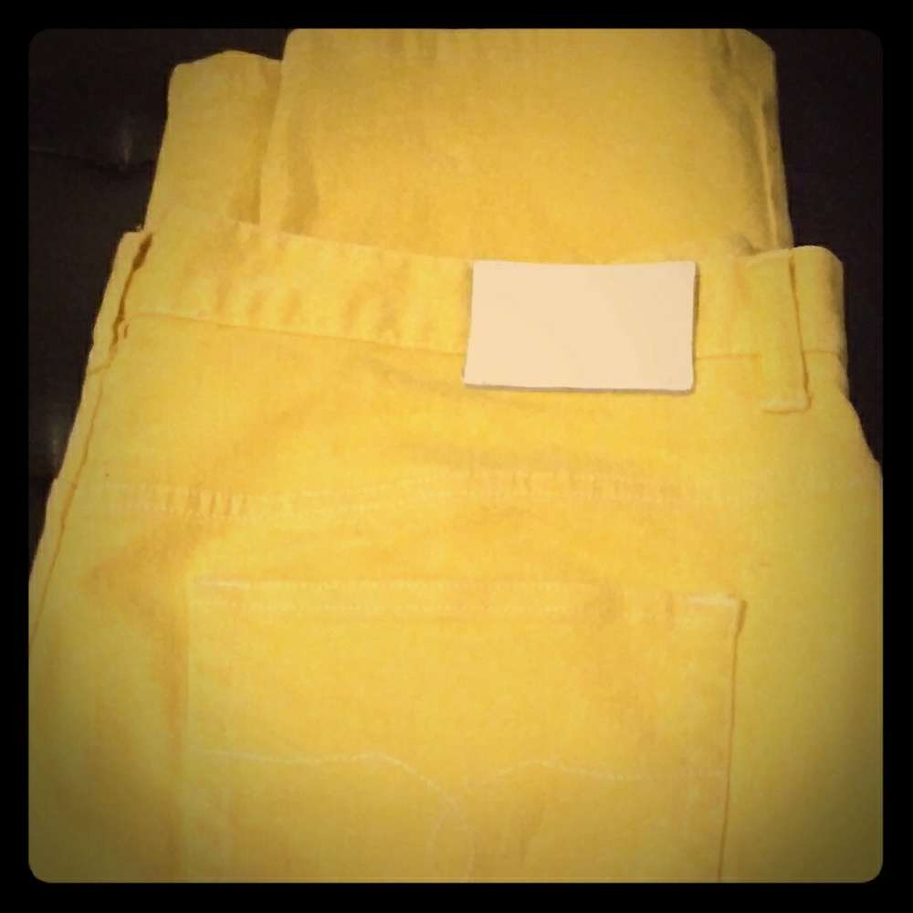 Rich yellow Ralph Lauren jeans